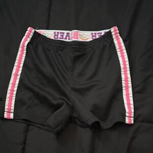 Faded Glory Black and Pink Kids Shorts